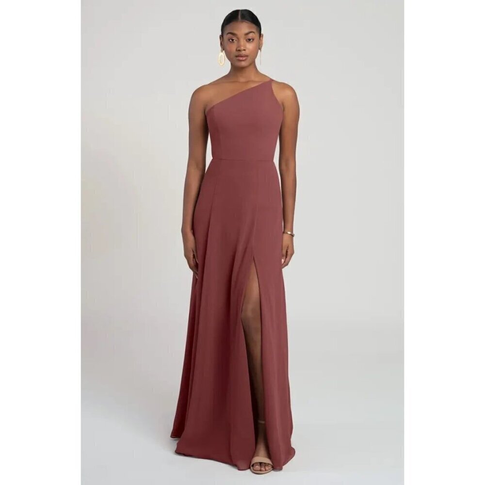 JENNY YOO Kora cinnamon rose.  Bridesmaid dress, formal gown.